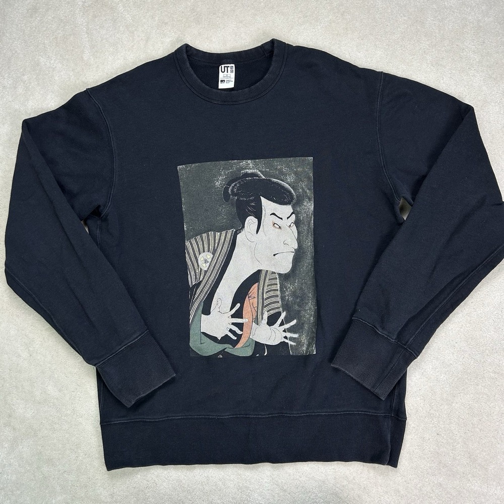 Uniqlo UT Museum of Fine Arts Boston Sweatshirt Small Otani Oniji Reverse Weave